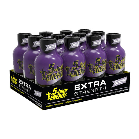 Grape Extra Strength 5-hour ENERGY Shots - 12pk (PU)